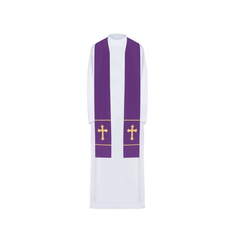 Bestickte Stola - liturgische Farben (63)