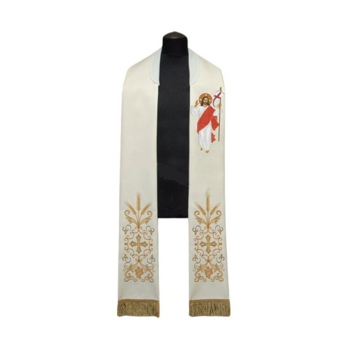 Gestickte Stola - Auferstandener Christus (84)