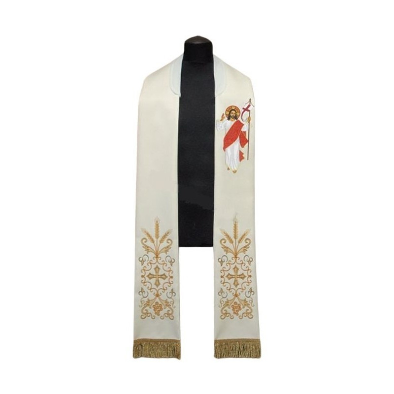 Gestickte Stola - Auferstandener Christus (84)