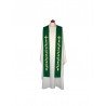 Bestickte Stola - liturgische Farben, reiche Stickerei (10)
