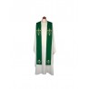Bestickte Stola - liturgische Farben, reiche Stickerei (11)