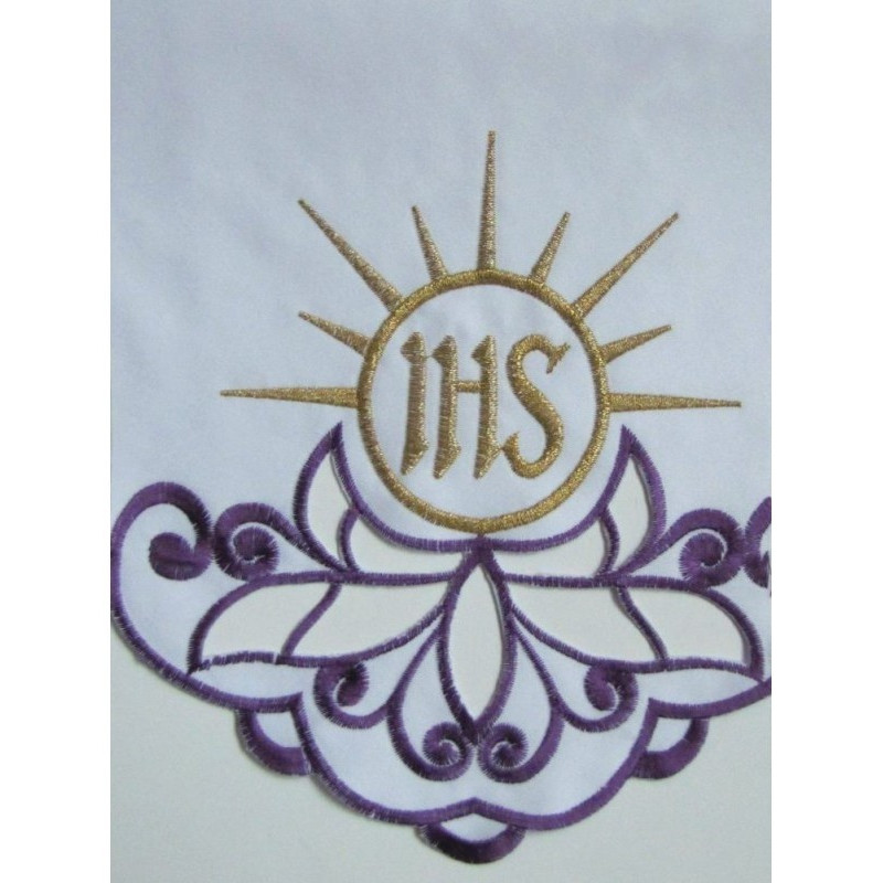 Besticktes Altartuch - IHS (59)
