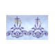 Gesticktes Altartuch - IHS-Kreuz (64)