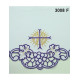 Gesticktes Altartuch - IHS-Kreuz (73)