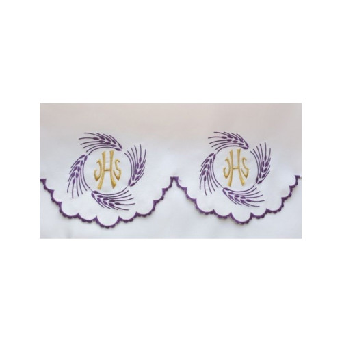 Besticktes Altartuch - IHS-Ohren (74)