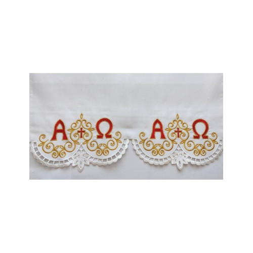 Besticktes Altartuch - Alpha Omega (76)