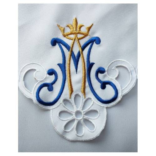 Bestickte Marianische Tischdecke (77)