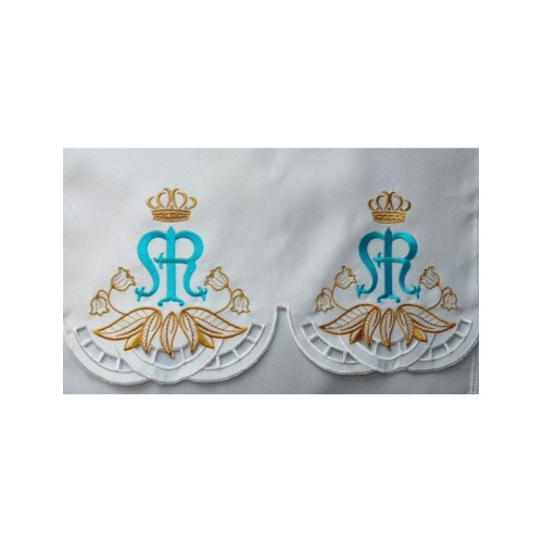 Bestickte Marianische Tischdecke (79)