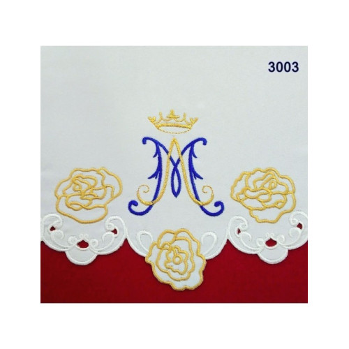 Bestickte Marianische Tischdecke (80)