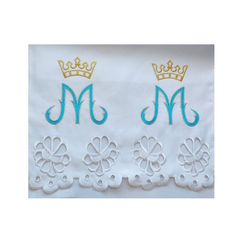 Bestickte Marianische Tischdecke (85)