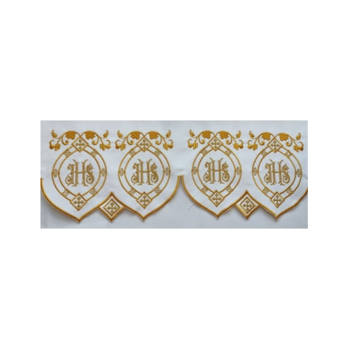 Gesticktes Altartuch - Eucharistisches Muster (92)