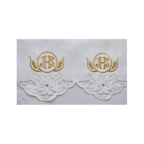 Gesticktes Altartuch - Eucharistisches Muster (95)