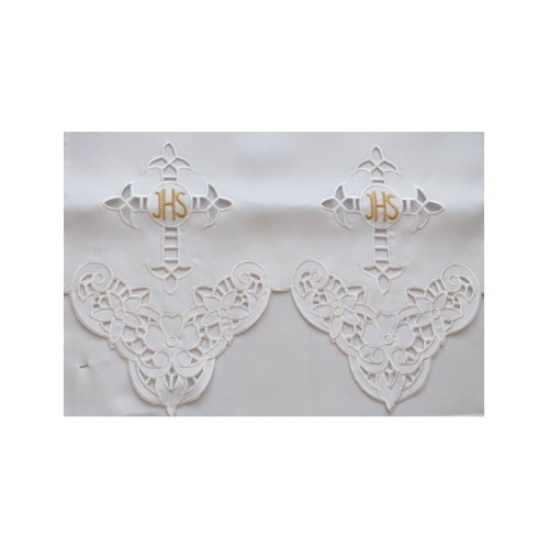 Gesticktes Altartuch - Eucharistisches Muster (96)