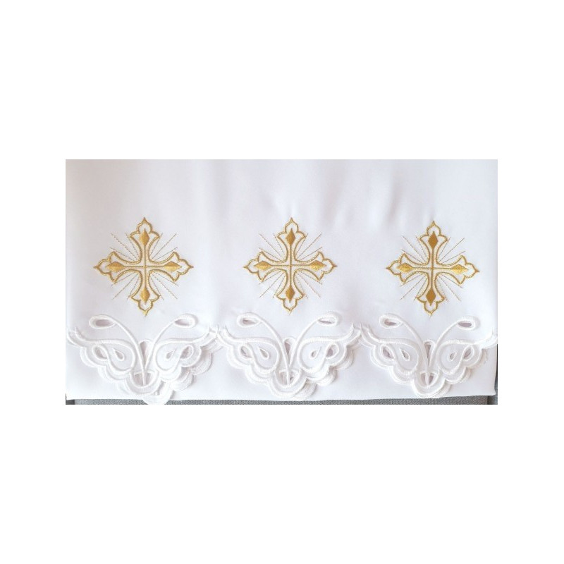 Gesticktes Altartuch - Eucharistisches Muster (99)