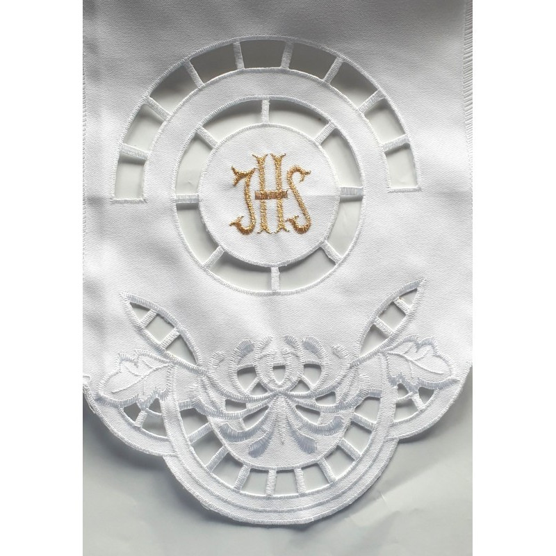 Gesticktes Altartuch - Eucharistisches Muster (106)
