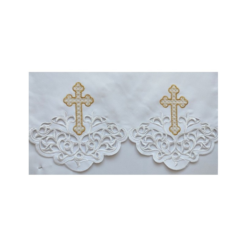 Gesticktes Altartuch - Eucharistisches Muster (111)
