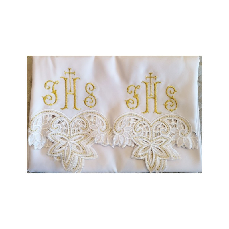 Gesticktes Altartuch - Eucharistisches Muster (112)