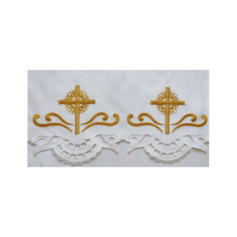 Gesticktes Altartuch - Eucharistisches Muster (116)