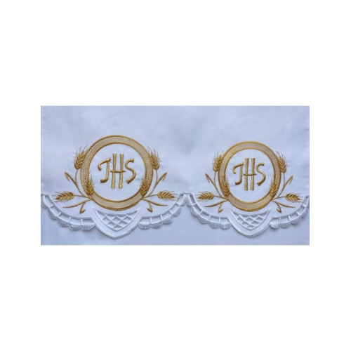 Gesticktes Altartuch - Eucharistisches Muster (117)