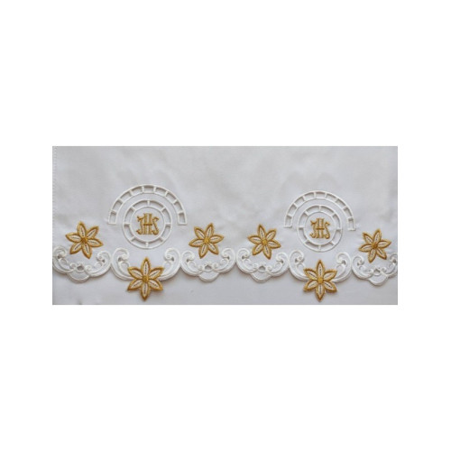 Gesticktes Altartuch - Eucharistisches Muster (124)