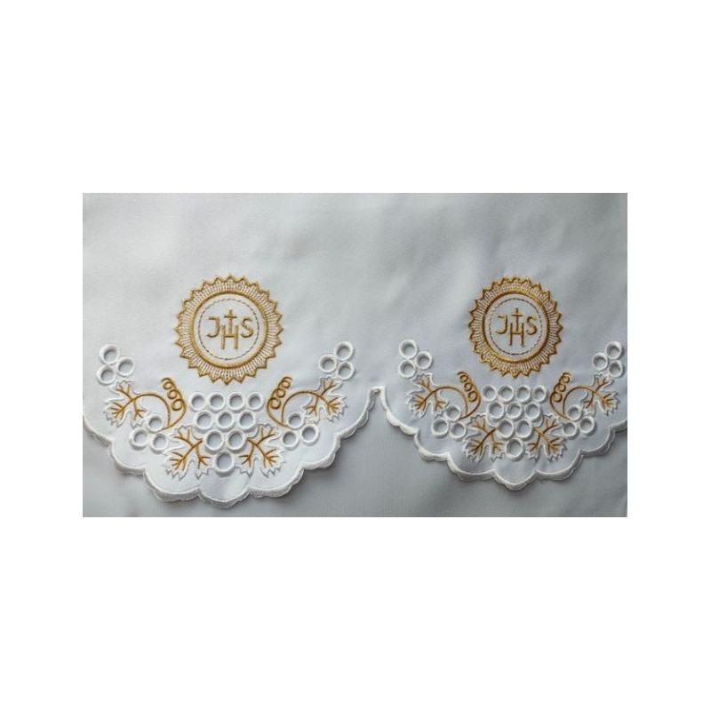 Gesticktes Altartuch - Eucharistisches Muster (125)