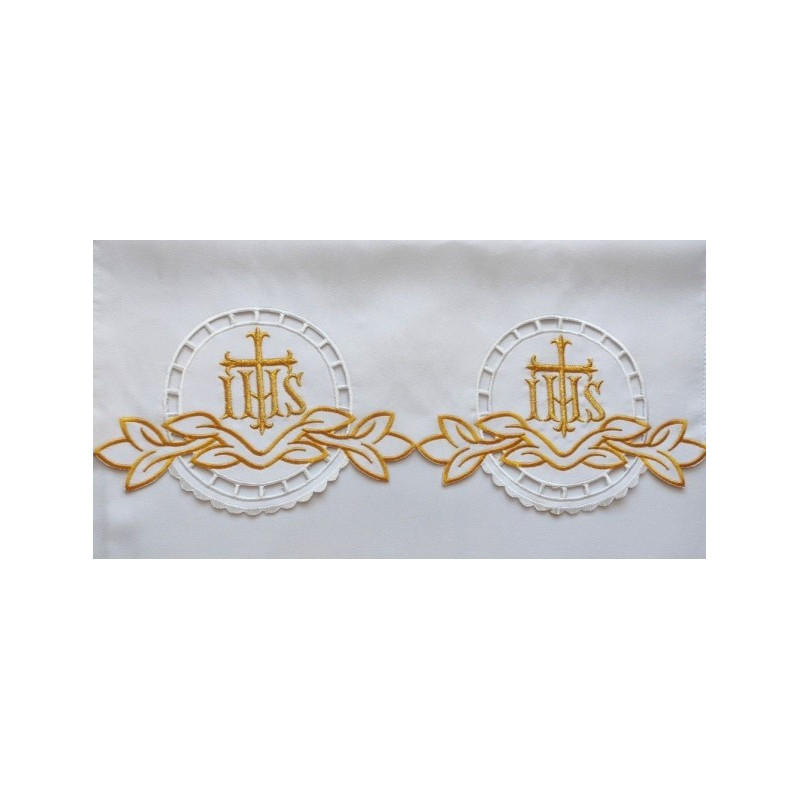 Gesticktes Altartuch - Eucharistisches Muster (127)