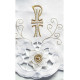 Gesticktes Altartuch - Eucharistisches Muster (129)
