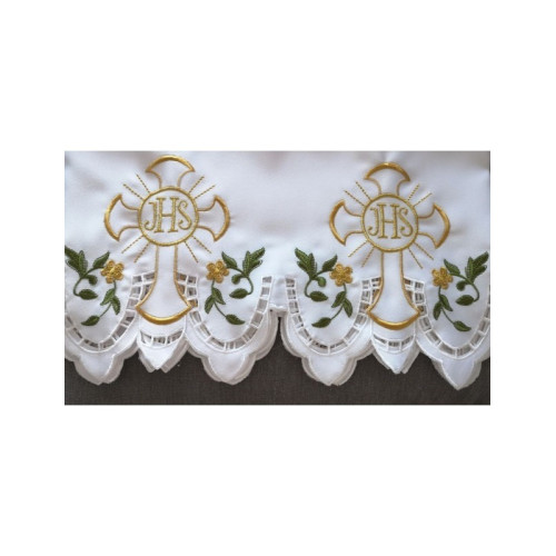 Gesticktes Altartuch - Eucharistisches Muster (135)