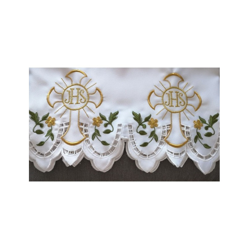Gesticktes Altartuch - Eucharistisches Muster (135)