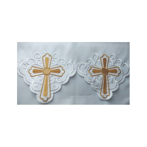 Gesticktes Altartuch - Eucharistisches Muster (145)