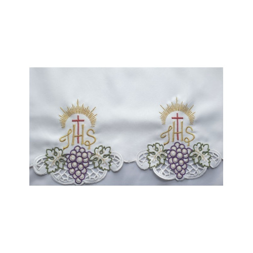 Gesticktes Altartuch - Eucharistisches Muster (148)