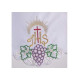 Gesticktes Altartuch - Eucharistisches Muster (148)