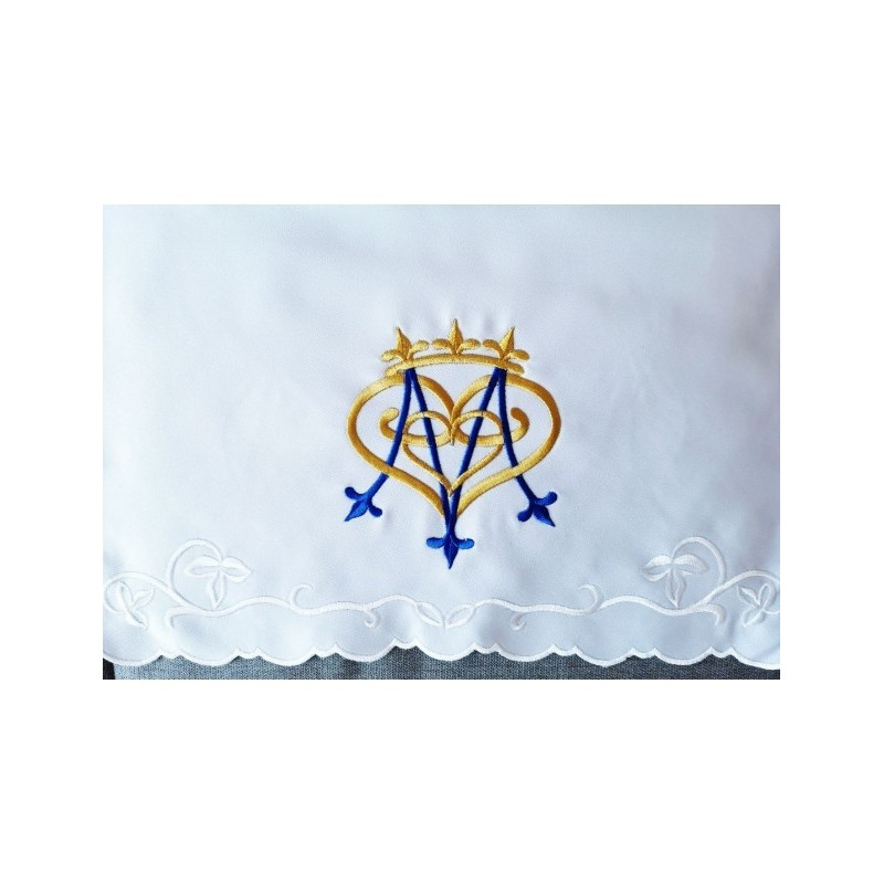 Gesticktes Altartuch - Marianisches Muster (166)
