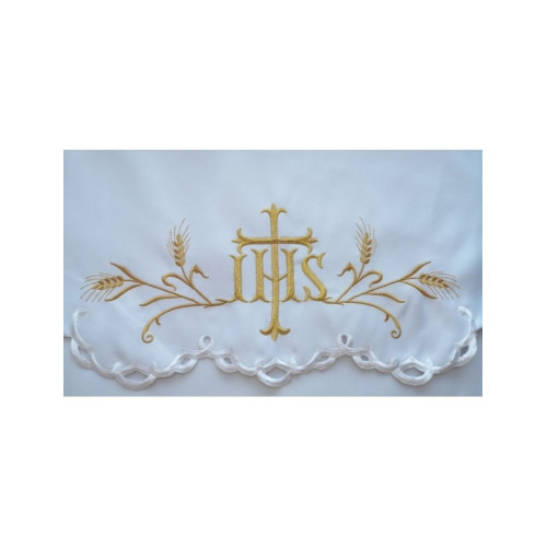 Gesticktes Altartuch - Eucharistisches Muster (179)