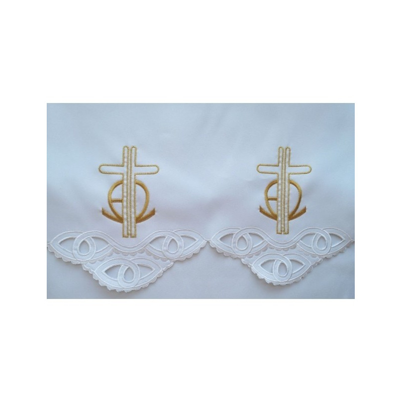 Gesticktes Altartuch - Eucharistisches Muster (180)
