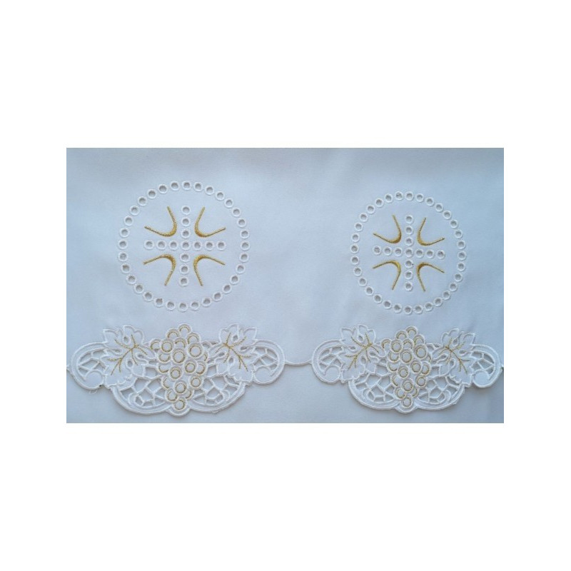 Gesticktes Altartuch - Eucharistisches Muster (184)