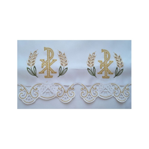 Gesticktes Altartuch - Eucharistisches Muster (188)