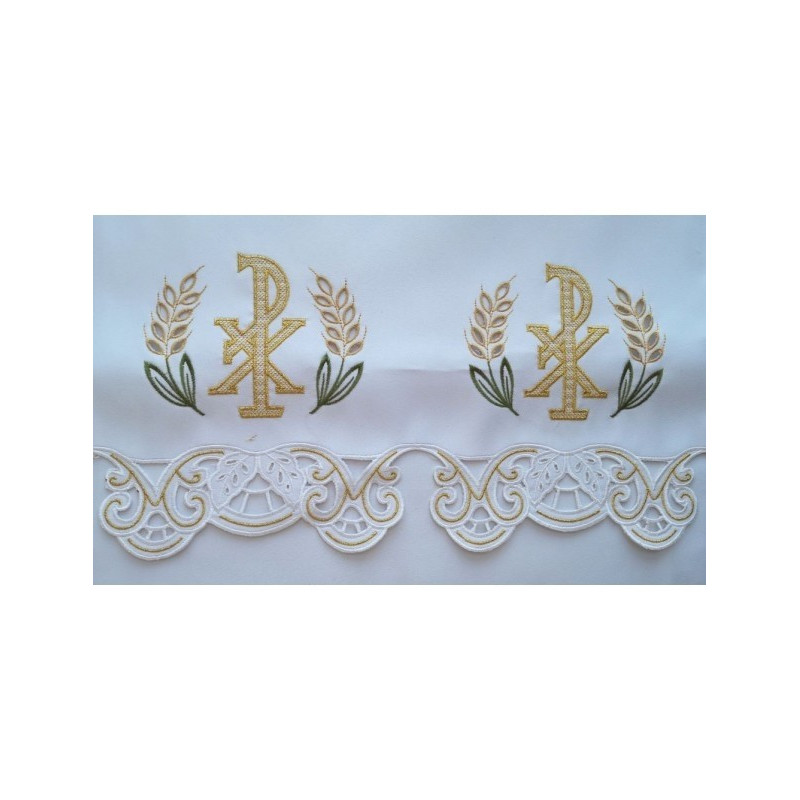 Gesticktes Altartuch - Eucharistisches Muster (188)