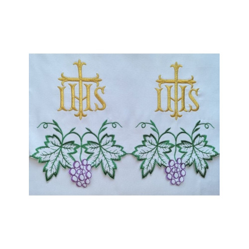 Gesticktes Altartuch - Eucharistisches Muster (189)