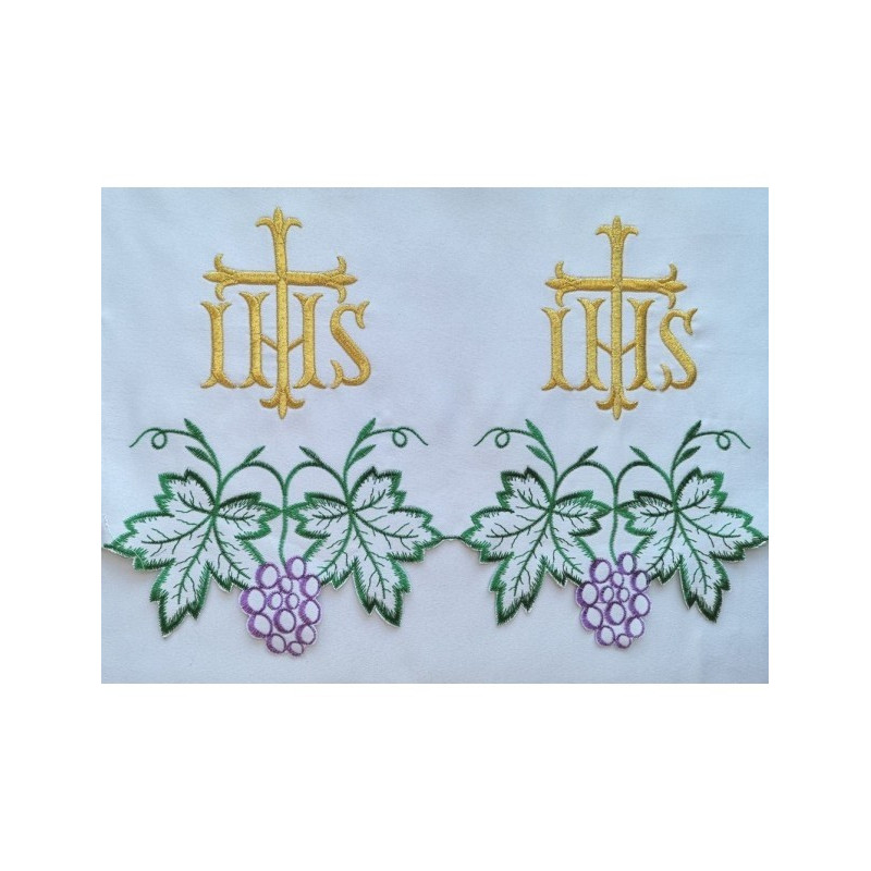 Gesticktes Altartuch - Eucharistisches Muster (189)