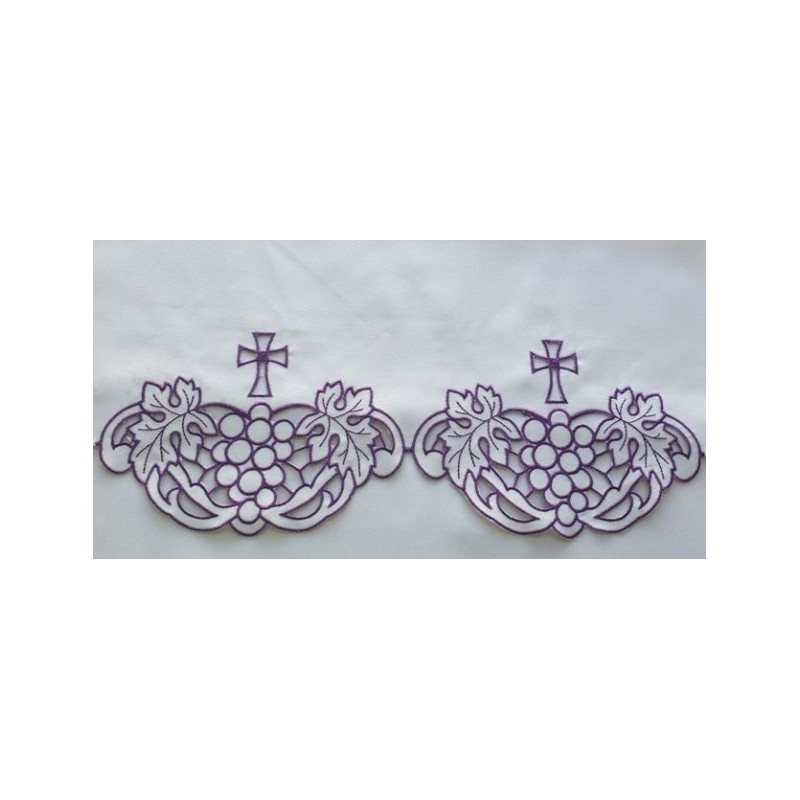 Gesticktes Altartuch - Eucharistisches Muster (192)