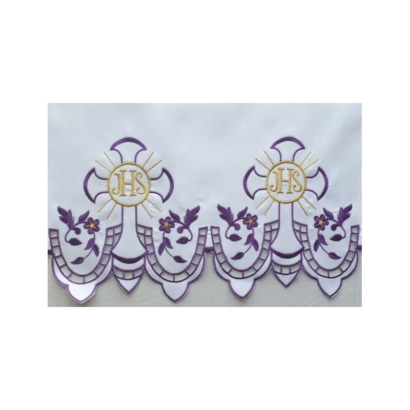 Gesticktes Altartuch - Eucharistisches Muster (201)