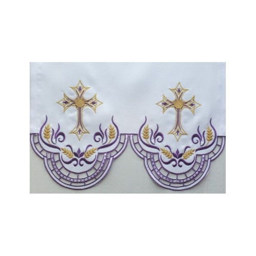 Gesticktes Altartuch - Eucharistisches Muster (206)