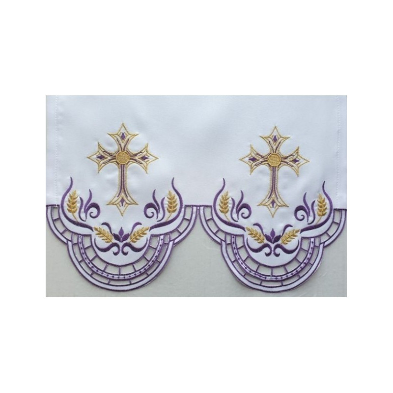 Gesticktes Altartuch - Eucharistisches Muster (206)