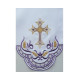 Gesticktes Altartuch - Eucharistisches Muster (206)