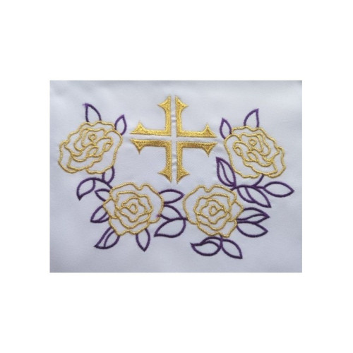 Gesticktes Altartuch - Eucharistisches Muster (210)