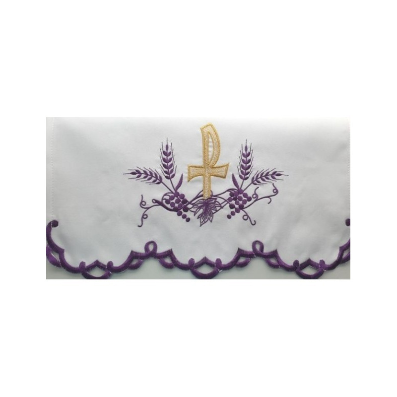 Gesticktes Altartuch - Eucharistisches Muster (215)