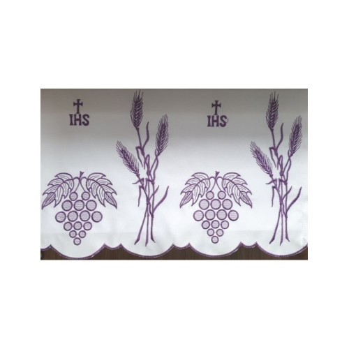 Gesticktes Altartuch - Eucharistisches Muster (216)