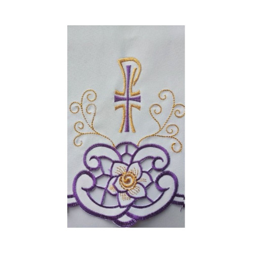 Gesticktes Altartuch - Eucharistisches Muster (221)