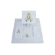 Kelchleinen-Set Marianisches Muster (05)